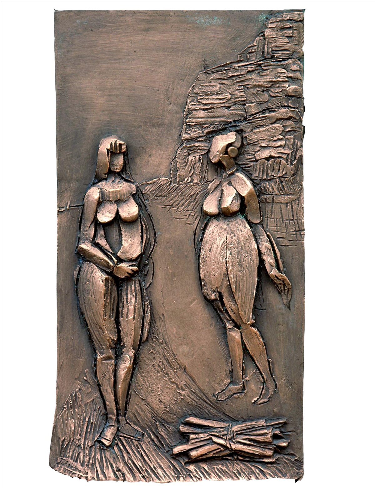 Detalle de relieve escultórico de JMA Arte